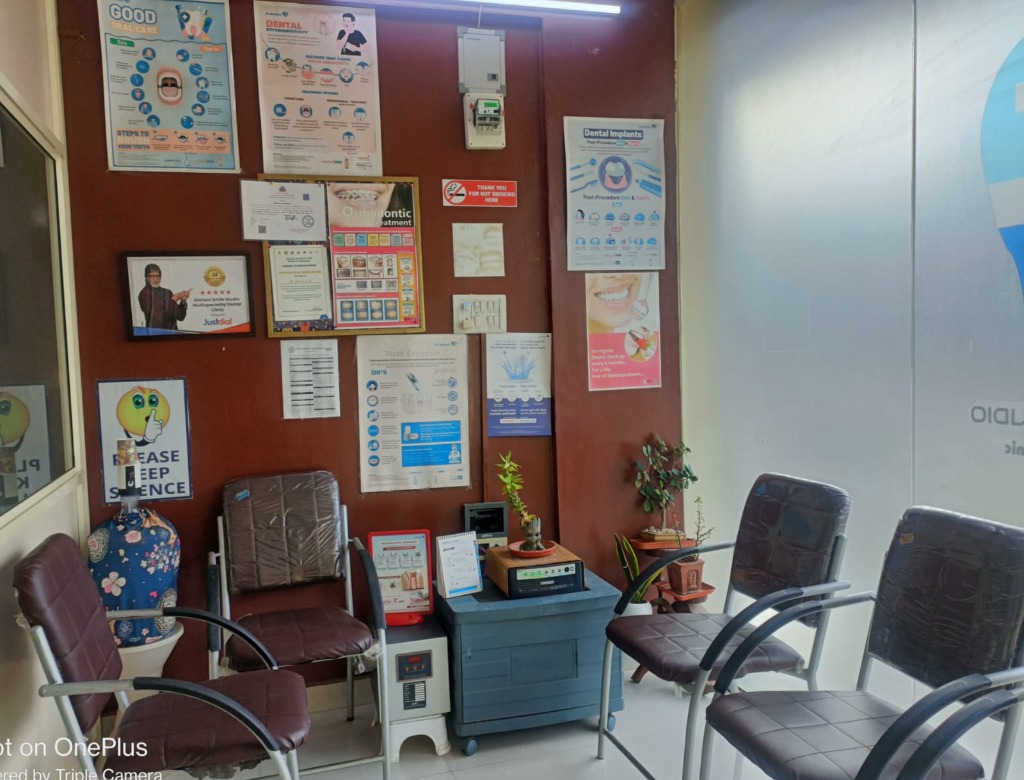 Patient Waiting Area & Information Posters